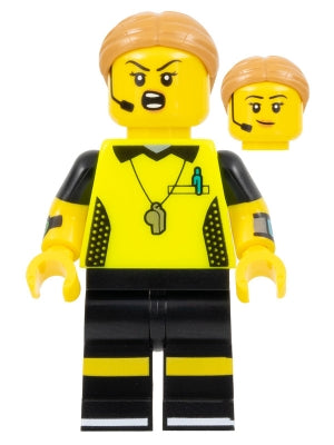 col411 Football Referee, Series 24 (Minifigure Only without Stand and Accessories)