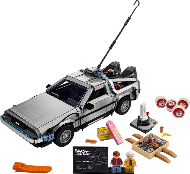 10300 Back to the Future Time Machine- no figs, missing accessories