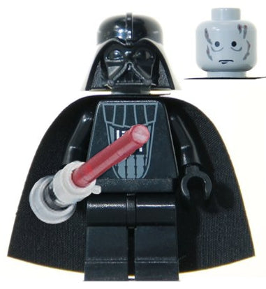 sw0117 Darth Vader - Trans-Red Light-Up Lightsaber