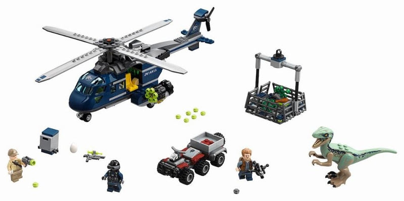 75928 Blue's Helicopter Pursuit missing figs and dinos