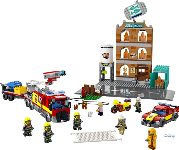 60321 Fire Brigade- missing 4 figs