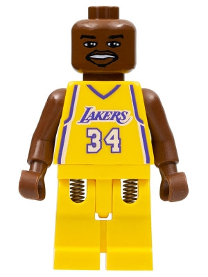nba022 NBA Shaquille O'Neal, Los Angeles Lakers #34 (Home Uniform)