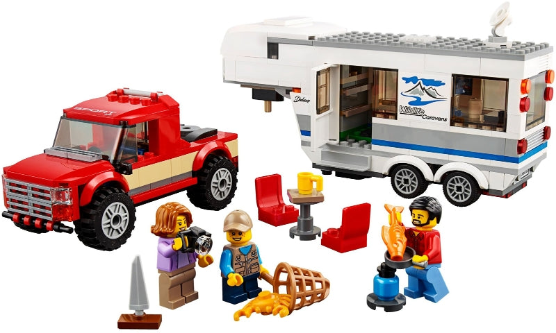 60182 Pickup & Caravan no figs