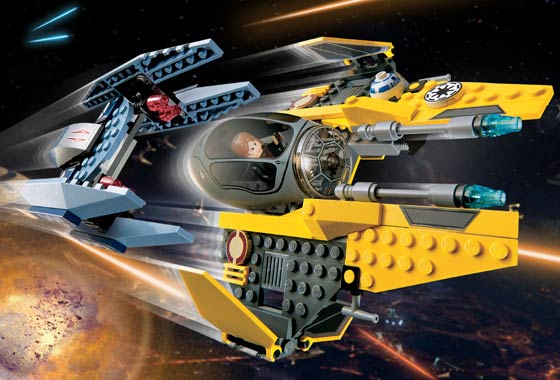 7256 Jedi Starfighter & Vulture Droid