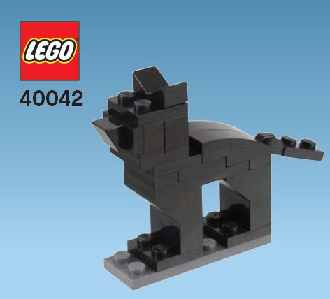 40042 Monthly Mini Model Build Set - 2012 10 October, Cat polybag