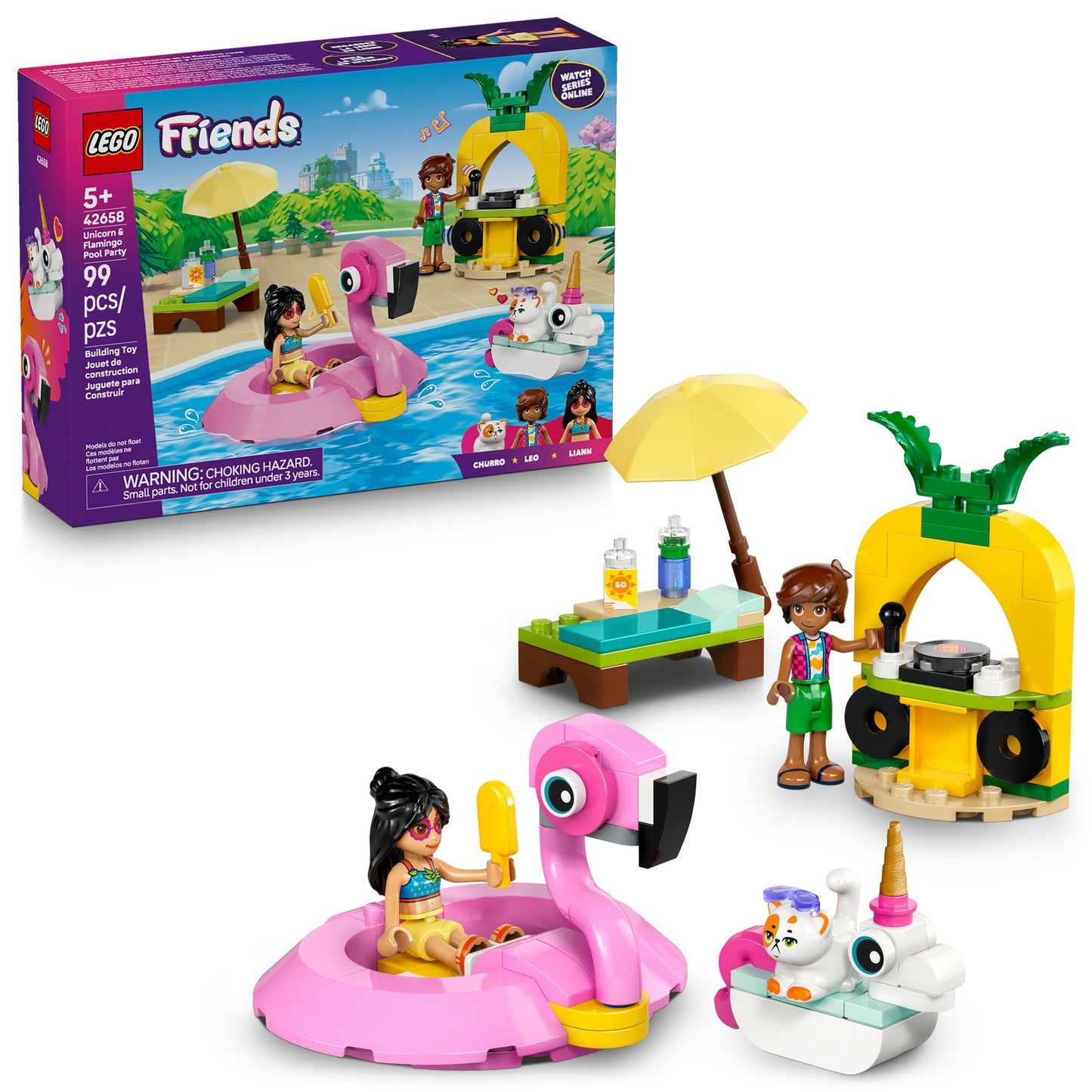 42658 Unicorn & Flamingo Pool Party