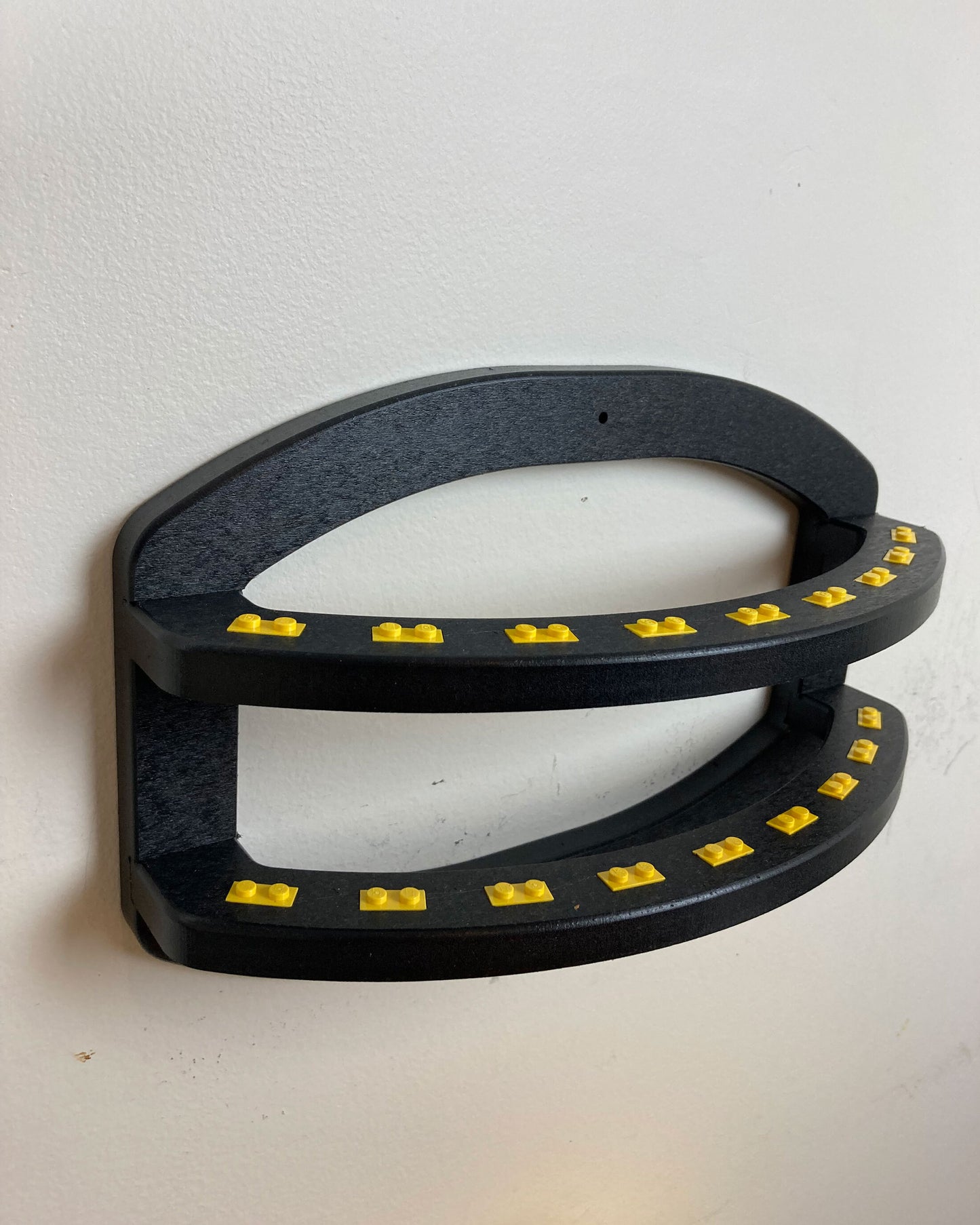 YELLOW Oval Wall Shelf