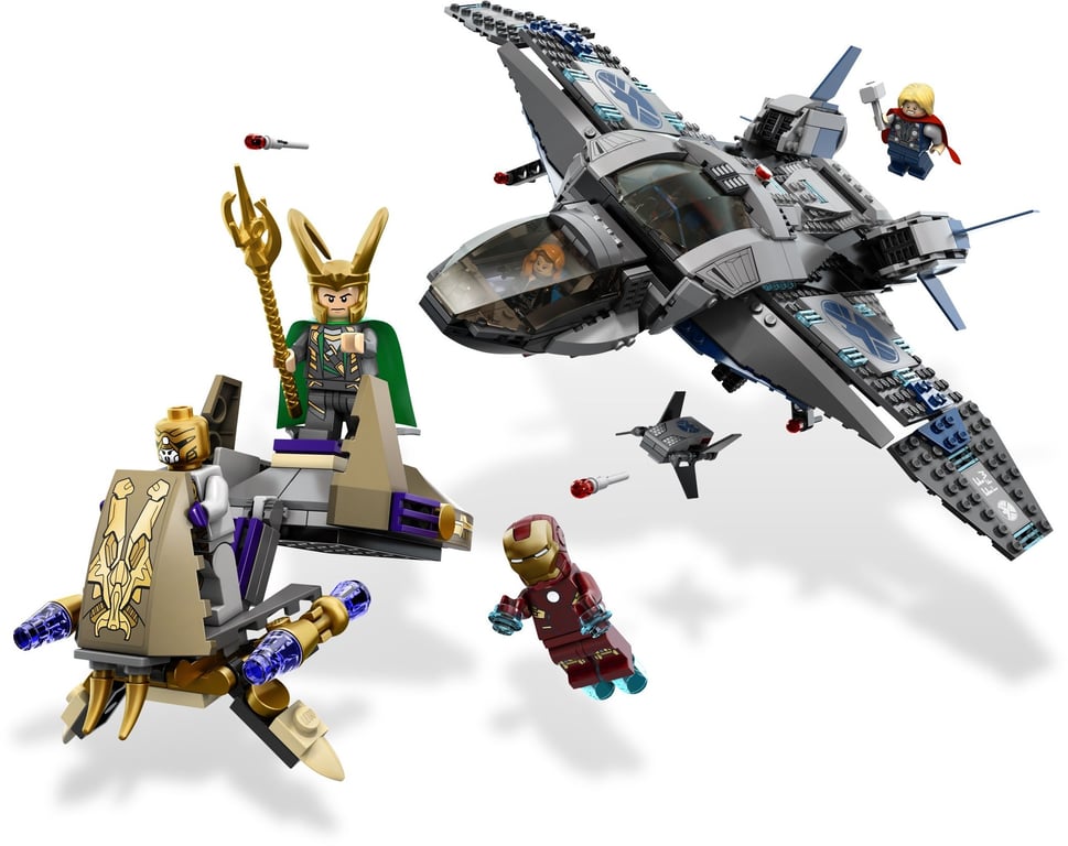 6869 Quinjet Aerial Battle no figs