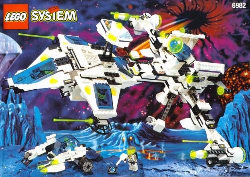 6982 Explorien Starship missing robot guy