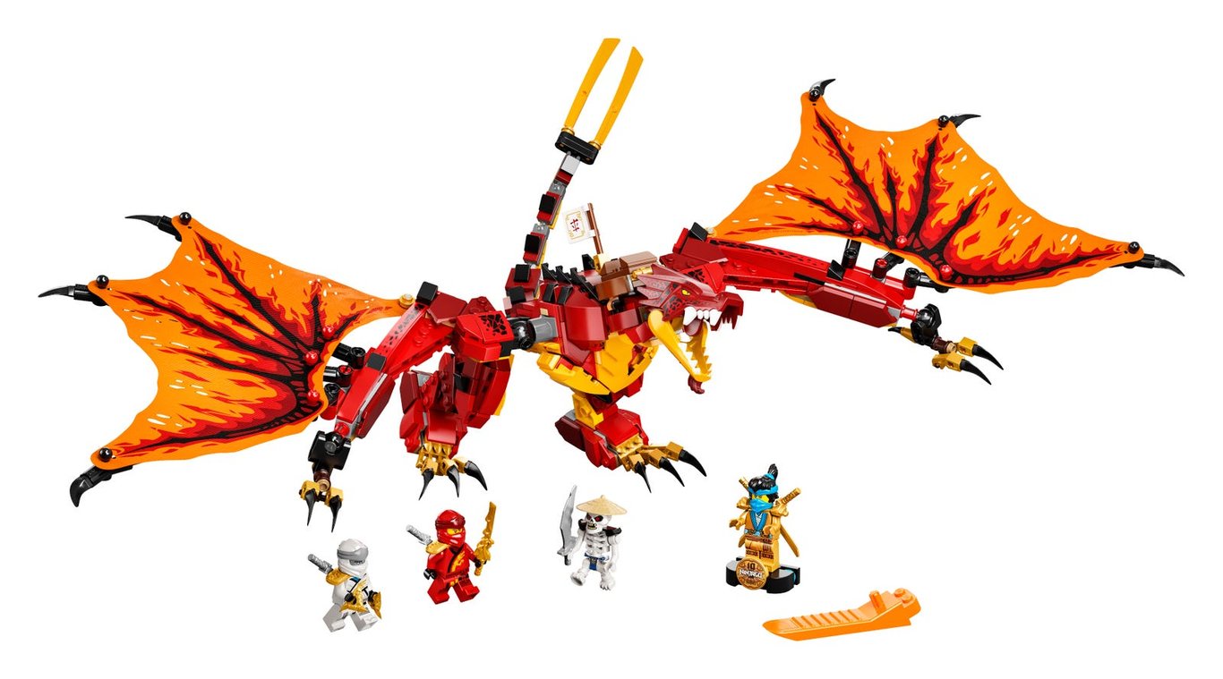 71753 Fire Dragon Attack missing 2 figs