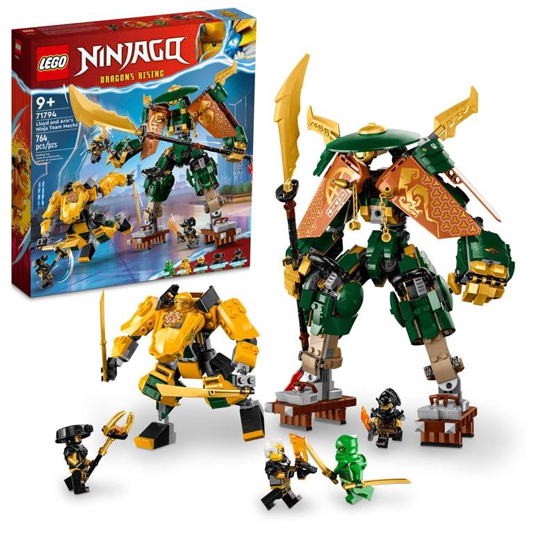 71794 Lloyd and Arin's Ninja Team Mechs missing minifigs