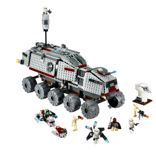 7261 Clone Turbo Tank (with Light-Up Mace Windu, Trans-Light Purple Lightsaber Blade)