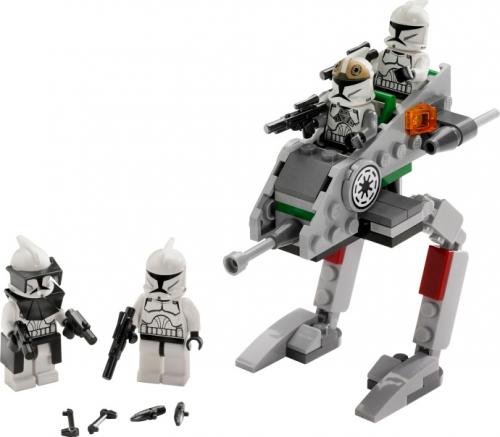 8014 Clone Walker Battle Pack 1 fig missing