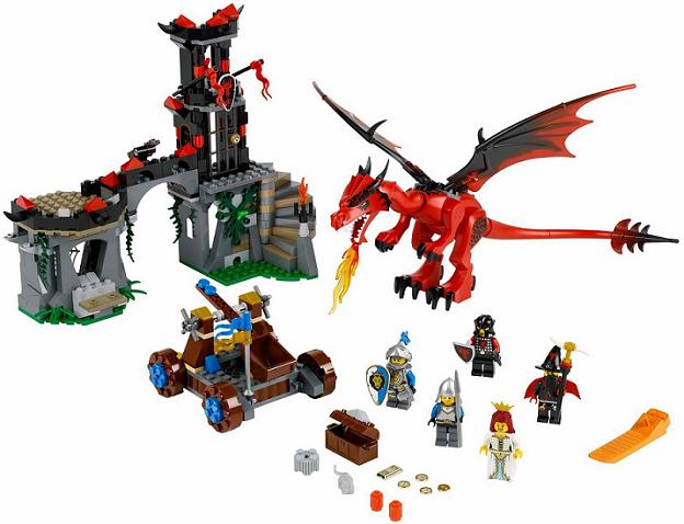 70403 Dragon Mountain missing minifigs side build