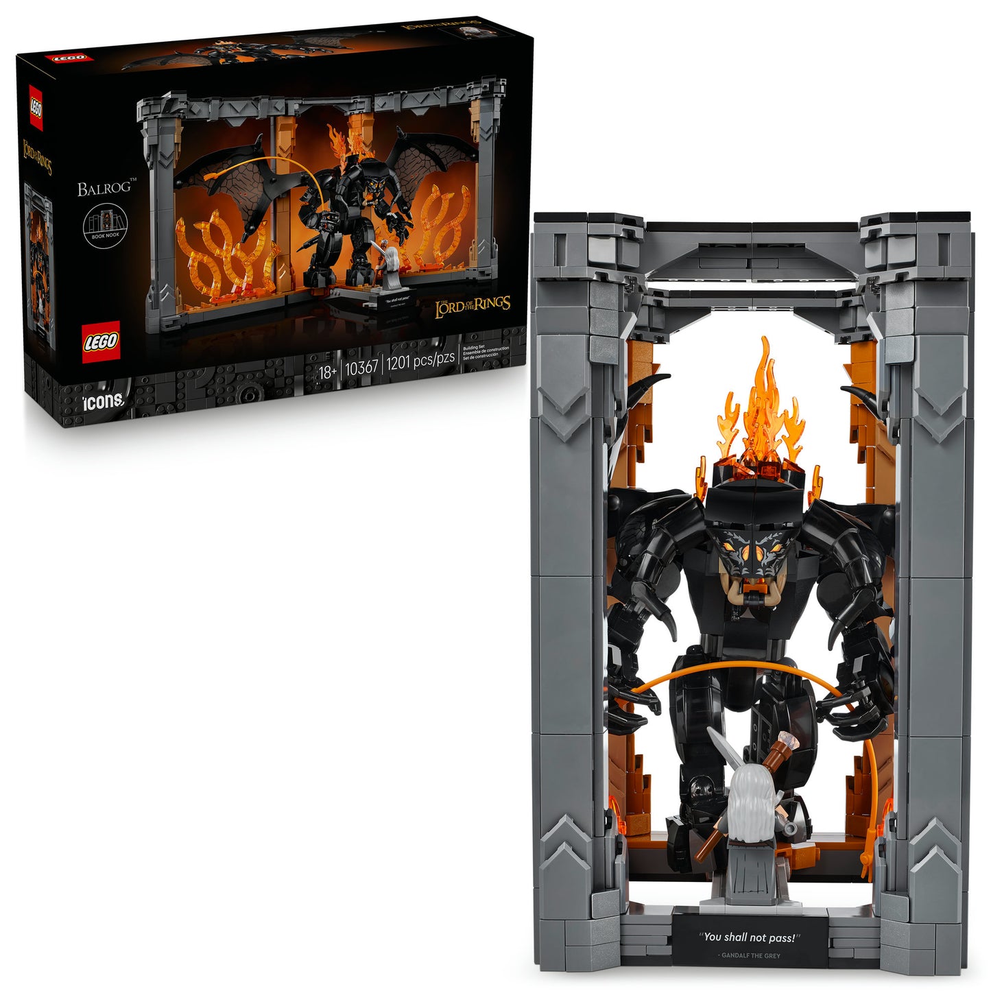 10367 The Lord of the Rings: Balrog Book Nook