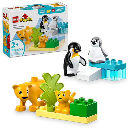 10442 Wild Animal Families: Penguins & Lions