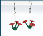 Flower Stem Earrings