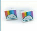 Rainbow Studs Earrings