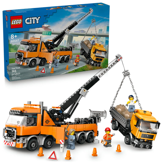 60467 Heavy-Duty Recovery Tow Truck with Crane