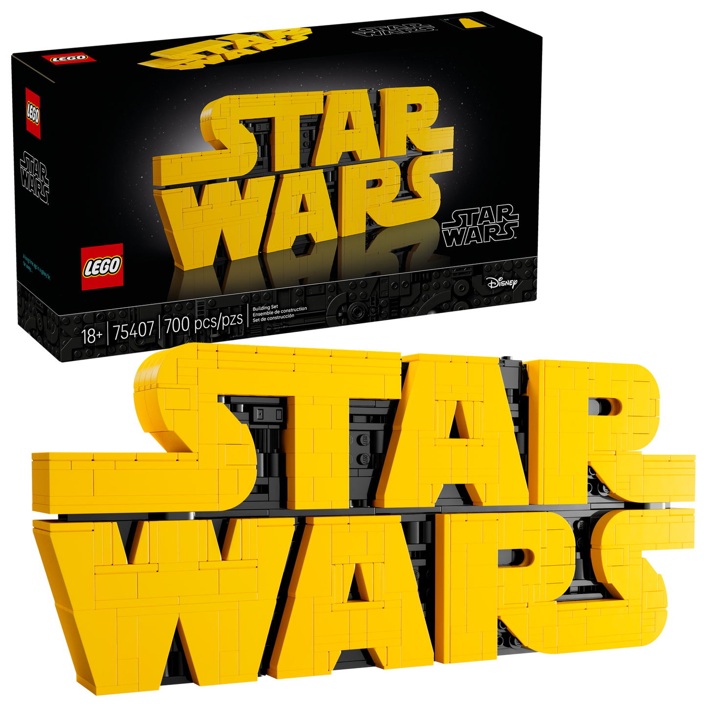 75407 Brick-Built Star Wars Logo Brick-Built Star Wars Logo