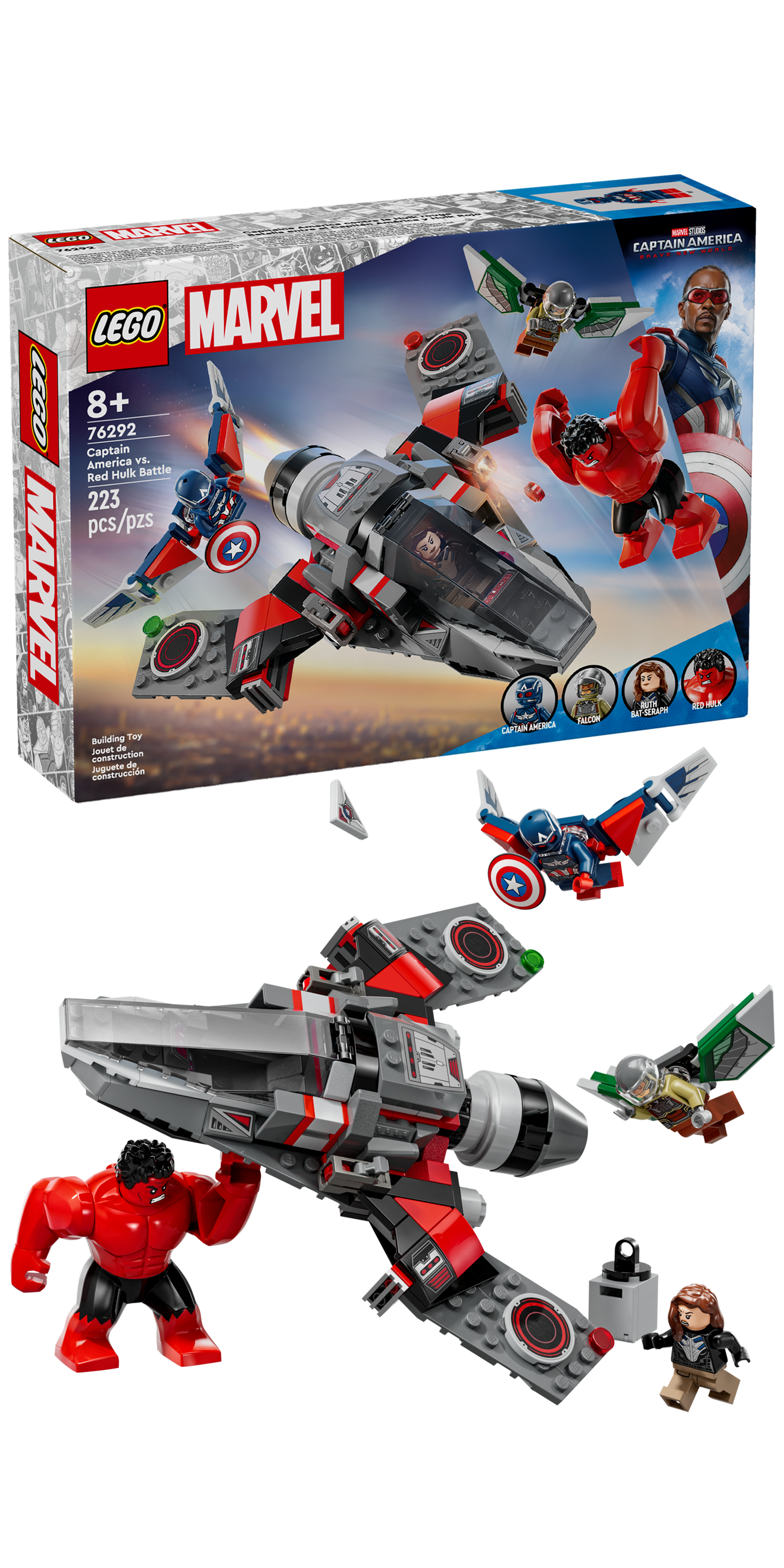 76292 Marvel Captain America vs. Red Hulk Battle