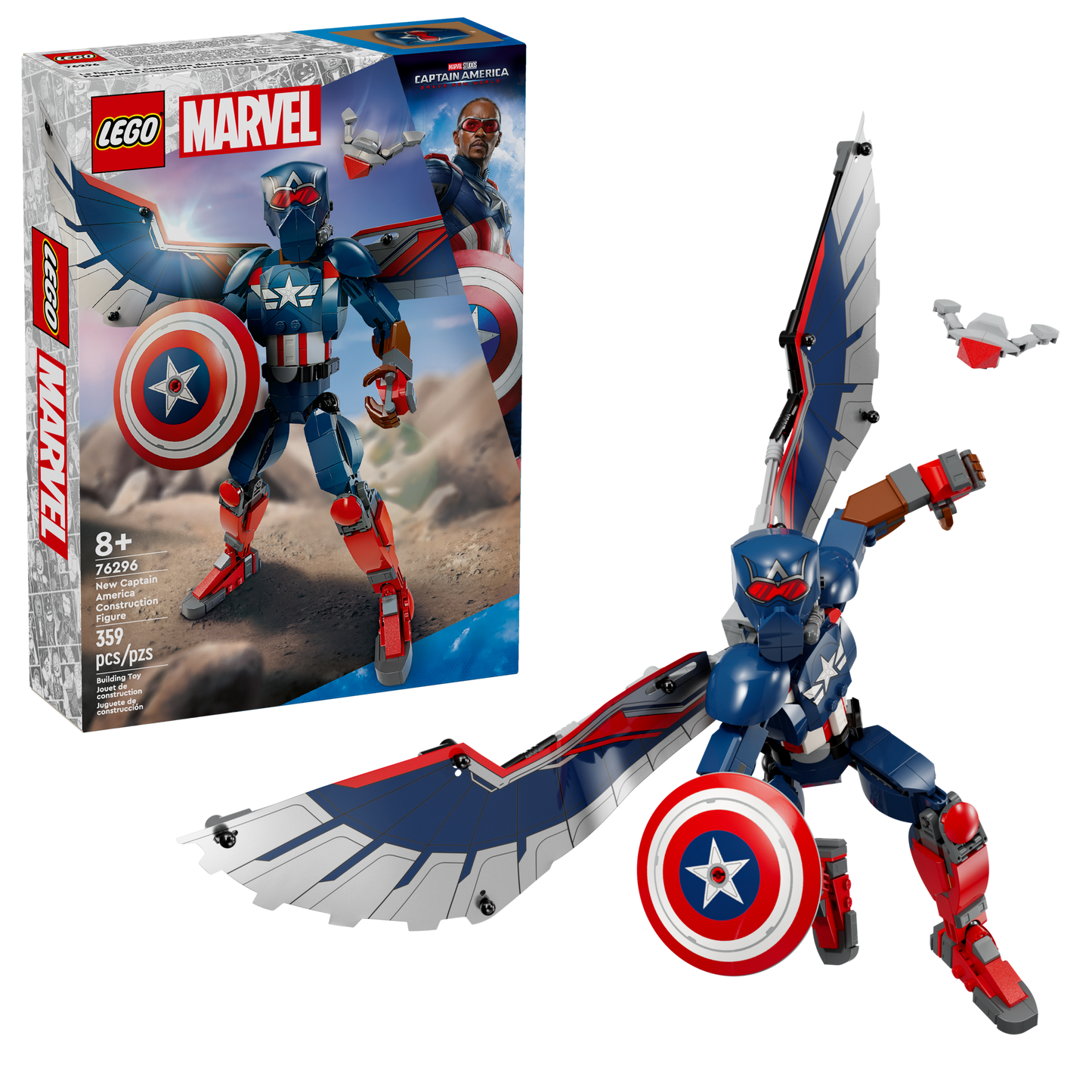 76296 Marvel New Captain America Construction Figure