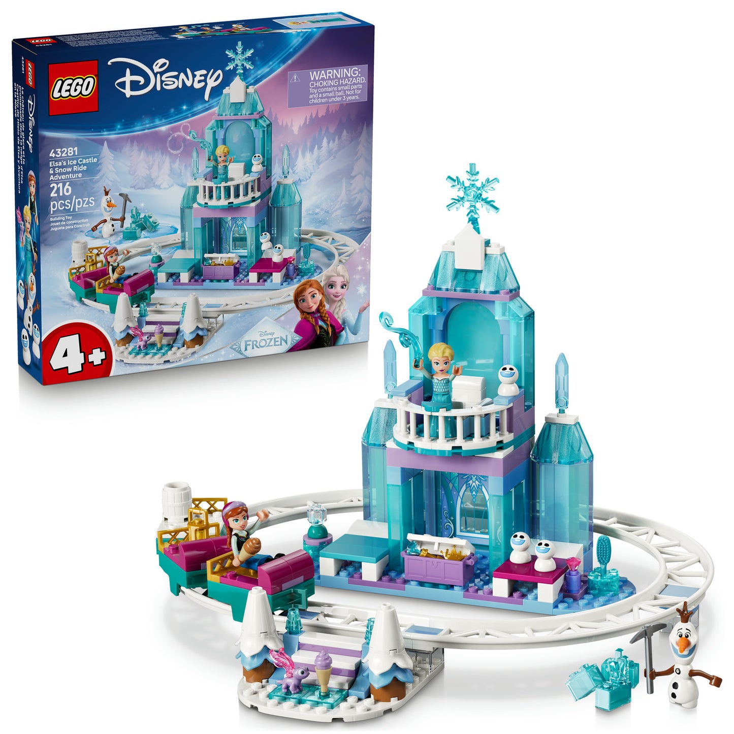 43281 Elsa's Ice Castle & Snow Ride Adventure