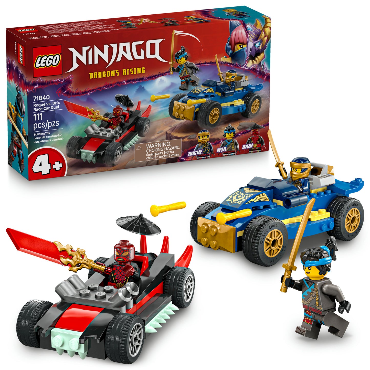 71840 Rogue vs. Drix Race Car Duel