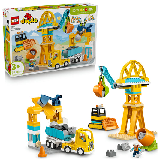 10476 3 in 1 Construction Site and Vehicles