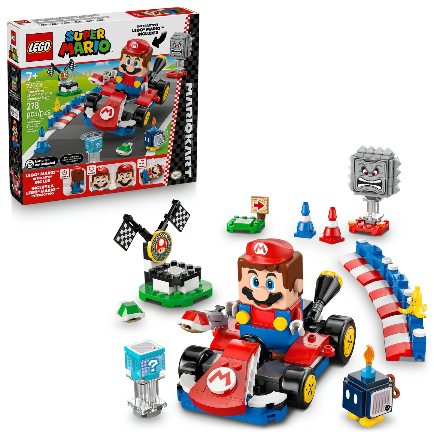 72043 Mario Kart – Interactive LEGO® Mario & Standard Kart