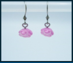 Pink Frogs Earrings