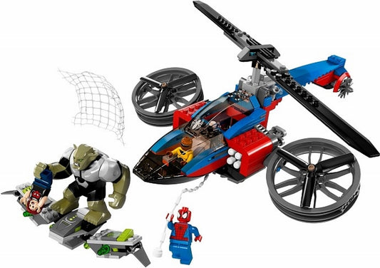 76016 Spider-Helicopter Rescue- spidey and copter only
