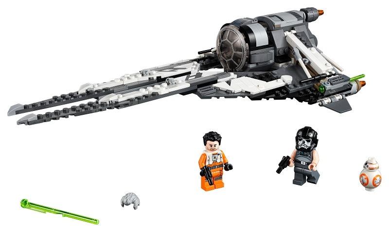 75242 Black Ace TIE Interceptor- missing bb8