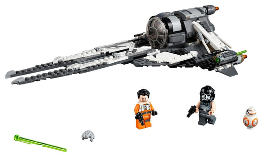 75242 Black Ace TIE Interceptor- missing bb8