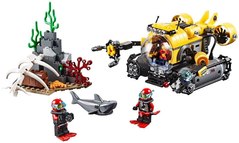 60092 Deep Sea Submarine- no figs