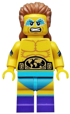 col241 Wrestling Champion, Series 15 (Minifigure Only without Stand and Accessories)