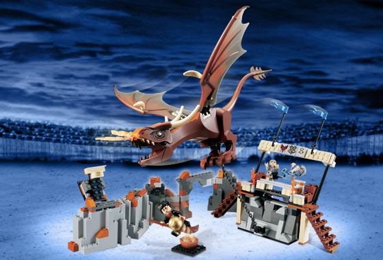4767 Harry and the Hungarian Horntail- missing dragon, harry only