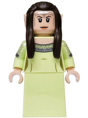 lor164 Arwen - Yellowish Green Dress