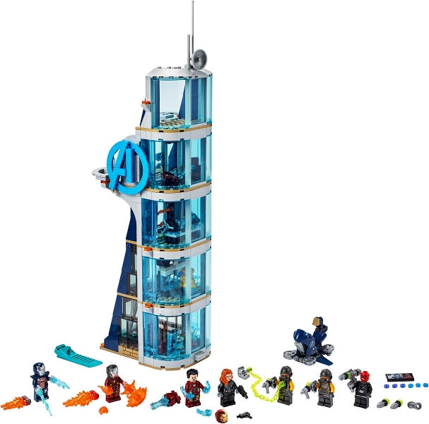 76166 Avengers Tower Battle missing 2 iron men
