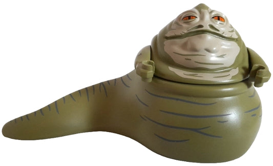 sw1388 Jabba the Hutt - Olive Green, Tan Face, Dark Bluish Gray Wrinkles