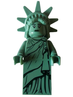 twn443 Lady Liberty - Hard Plastic Hair with Tiara