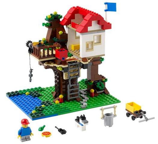 31010 Treehouse- no figs, missing pieces