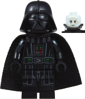 sw1249 Darth Vader - Printed Arms, Spongy Cape, White Head with Frown