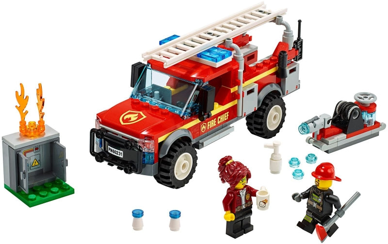 60231 Fire Chief Response Truck missing figs