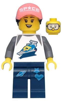 col363 Space Fan, Series 20 (Minifigure Only without Stand and Accessories)