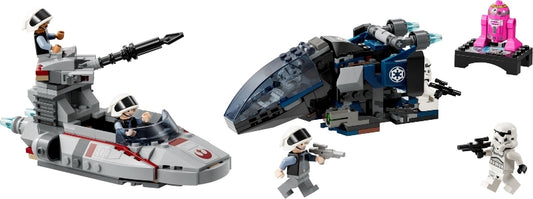 40755 Imperial Dropship vs. Rebel Scout Speeder no qt-kt