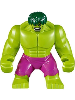 sh0371 Hulk - Giant, Magenta Pants, Dark Green Hair