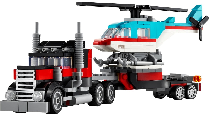 31146 Flatbed Truck with Helicopter