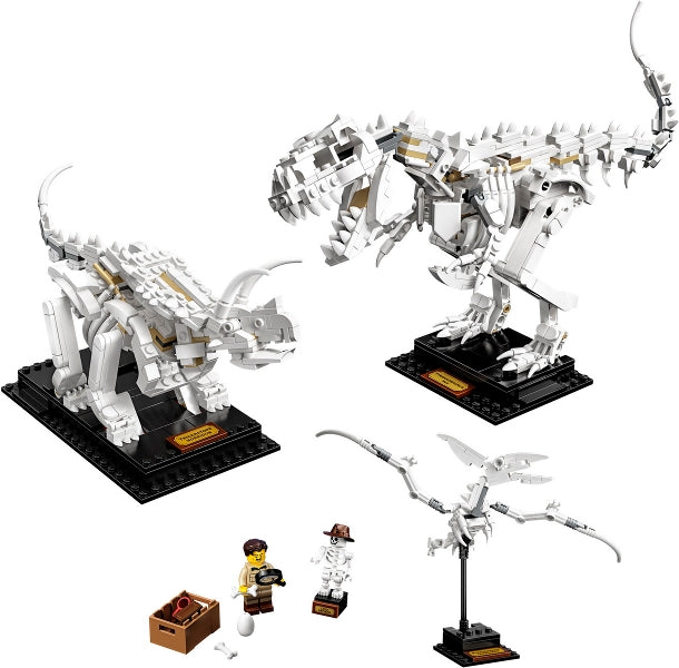 21320 Dinosaur Fossils- missing figs, missing some pieces
