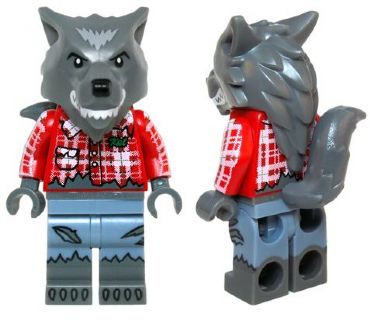 col211 Wolf Guy, Series 14 (Minifigure Only without Stand and Accessories)